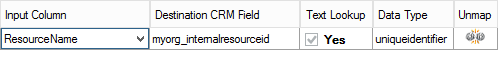 Mapping of First CRM Lookup Field
