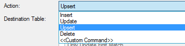 ssis incremental load write actions