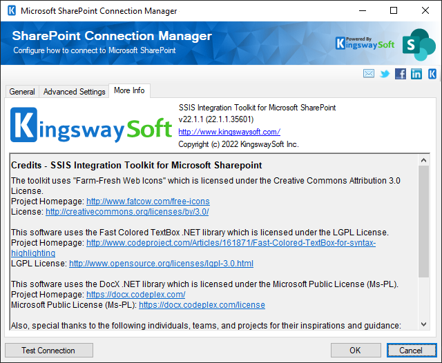 SharePoint Connection Manager
