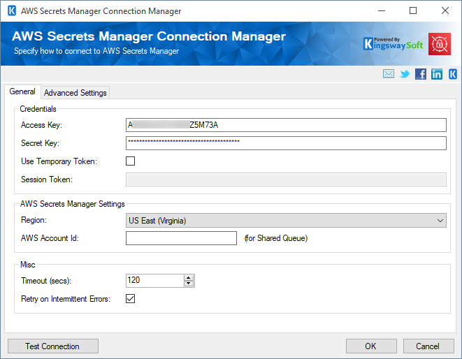 SSIS AWS Secrets Manager