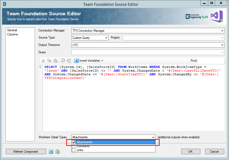 Team Foundation Source Editor - Enable Attachments