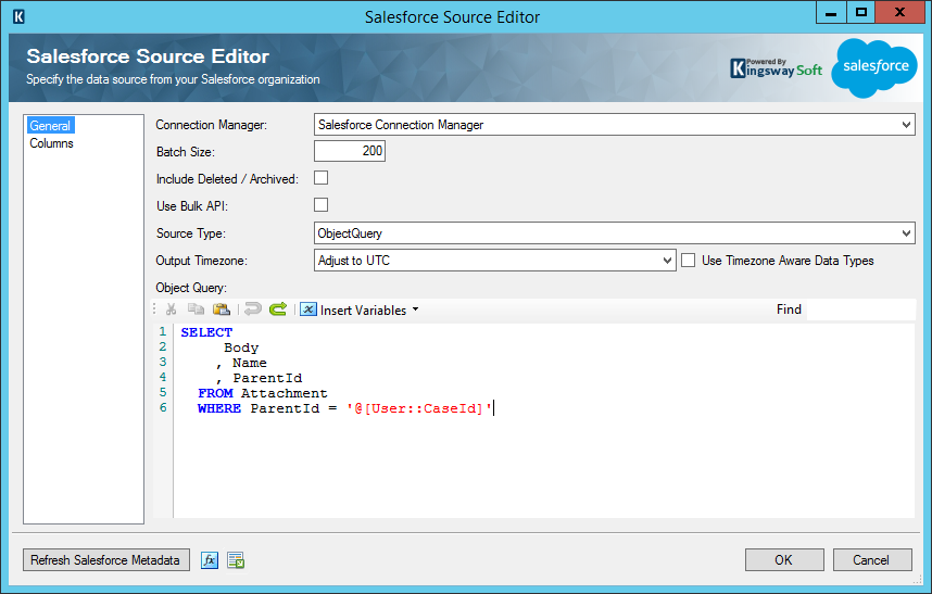 Salesforce Source Editor - ParentID Filed