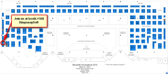 KingswaySoft Booth at Microsoft Convergence 2014