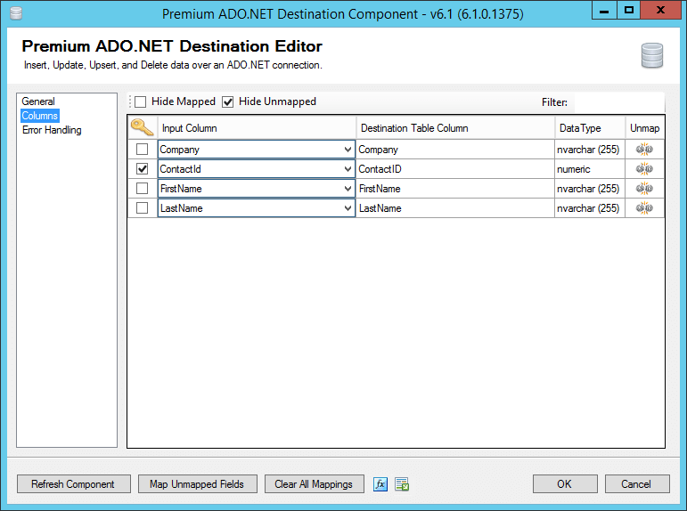 ssis incremental load update rows