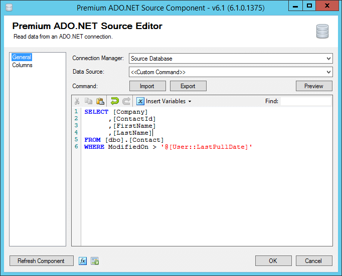 ssis incremental load retrieve modified data