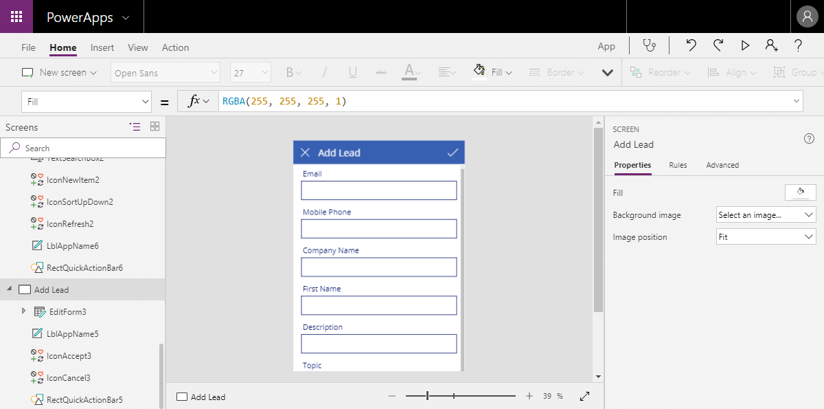 powerapps builder