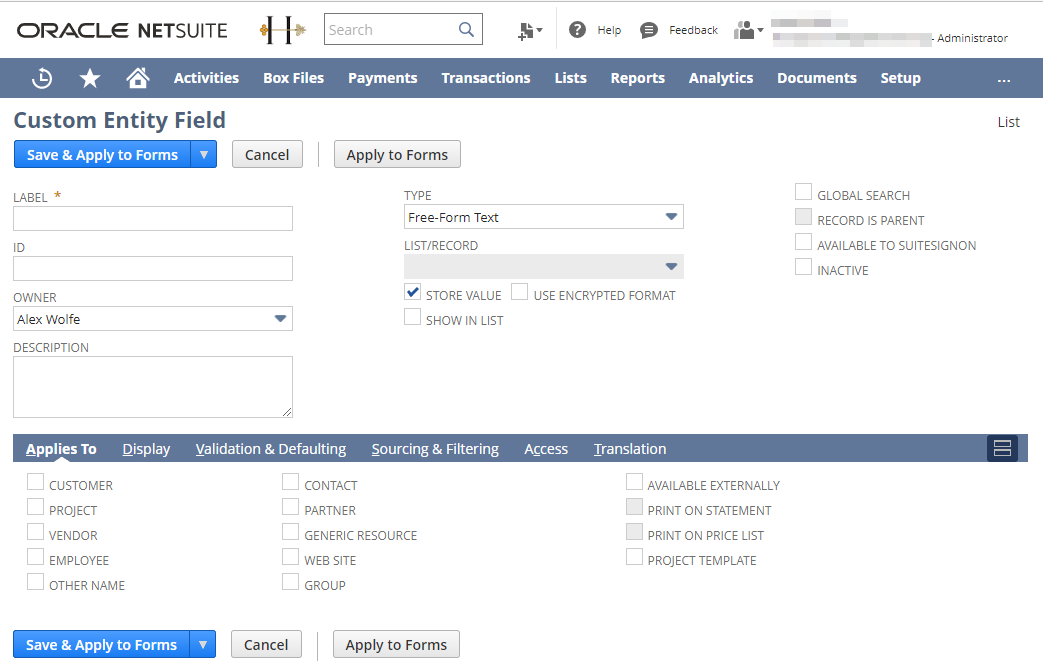 Working with NetSuite Custom Fields using KingswaySoft SSIS Components
