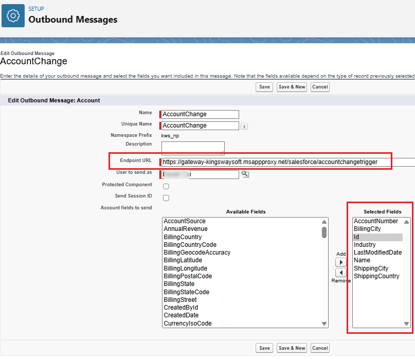 Real‑Time Integration Using Salesforce Outbound Messages