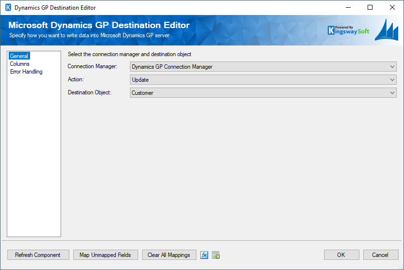 GP Destination Editor