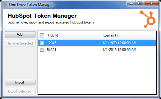 HubSpot Token Manager