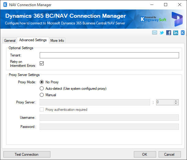 NAV Connection Manager