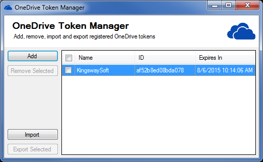 OneDrive Token Manager