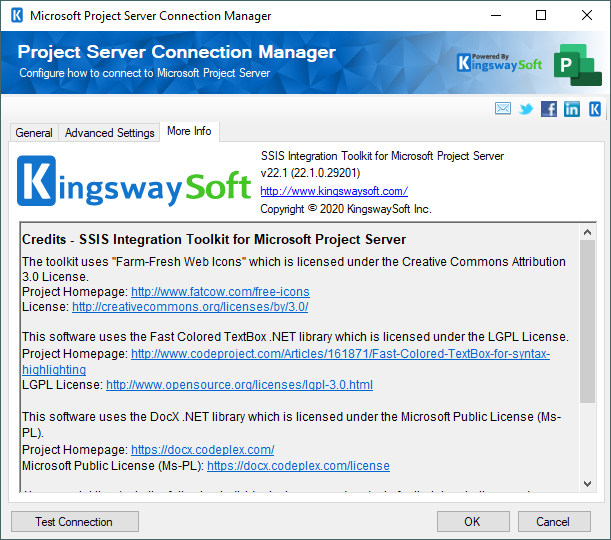 Project Server Connection Manager
