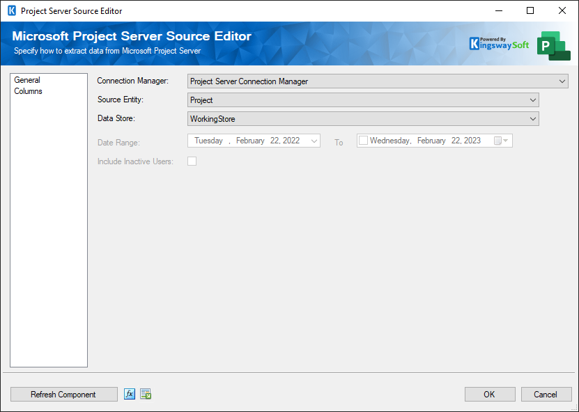 Project Server Source Editor