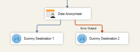 Data Anonymizer Editor - Error Output