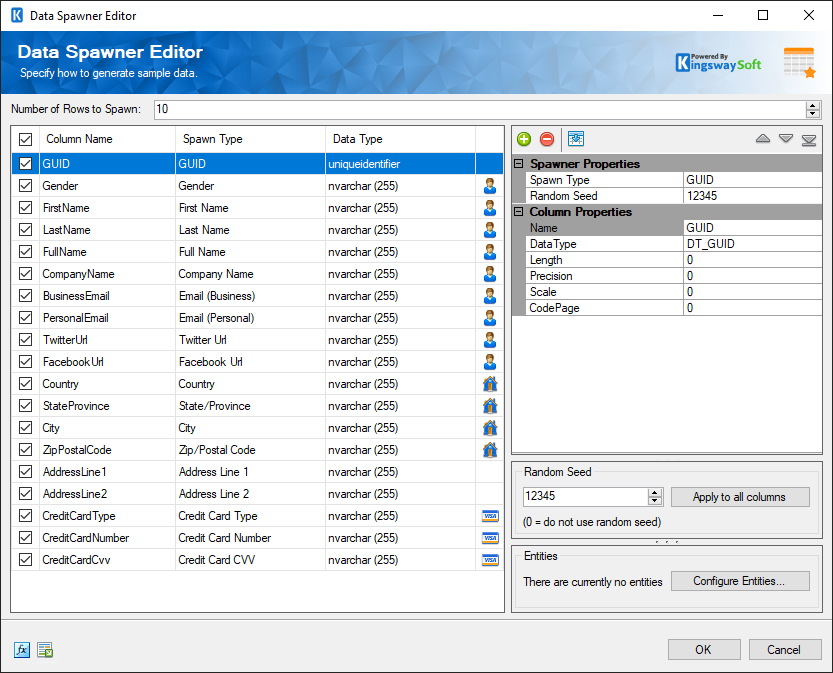 Data Spawner Editor