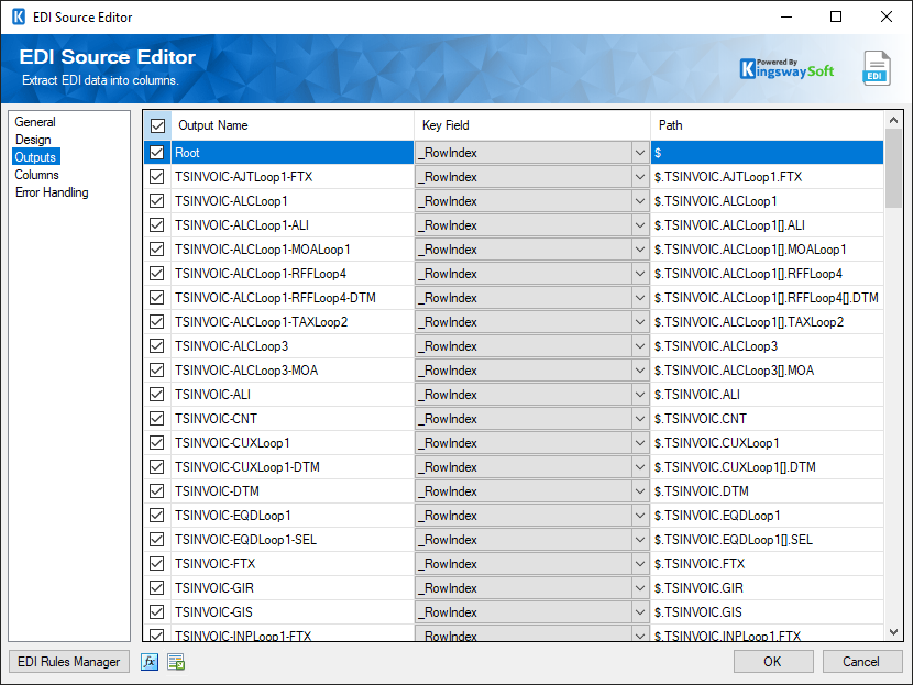 Edi Output Help Manual - EDI Source - SSIS Productivity Pack - KingswaySoft