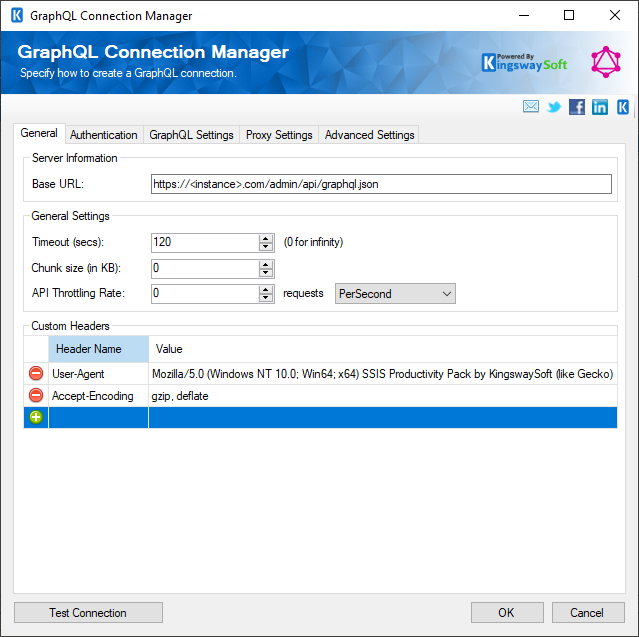 Help Manual - GraphQL Connection Manager - KingswaySoft