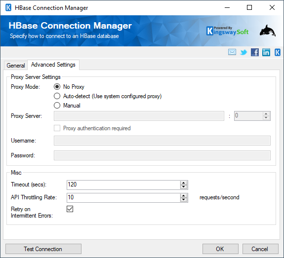 Help Manual - HBase Connection Manager - KingswaySoft