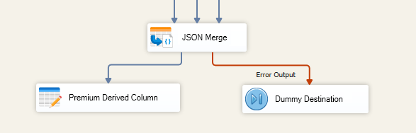 JSON Merge Editor - Error Output