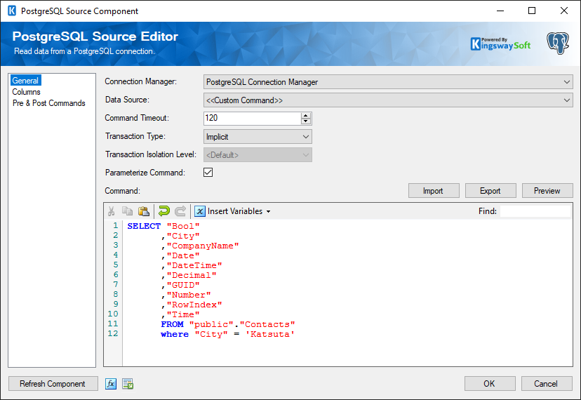 Help Manual - Amazon RedShift Source Component