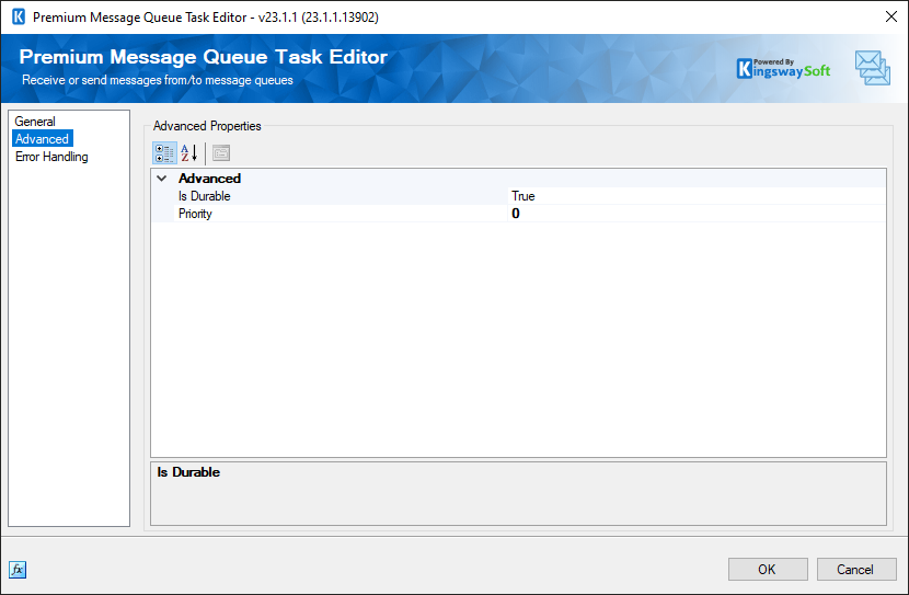 Help Manual - Premium Message Queue Task - KingswaySoft