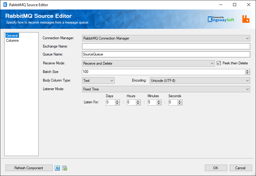 Help Manual - RabbitMQ Source - KingswaySoft