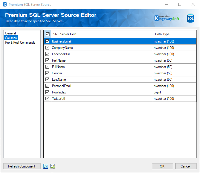 Help Manual - Premium SQL Server Source - SSIS Productivity Pack