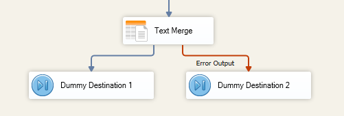 Text Merge Editor - Error Output