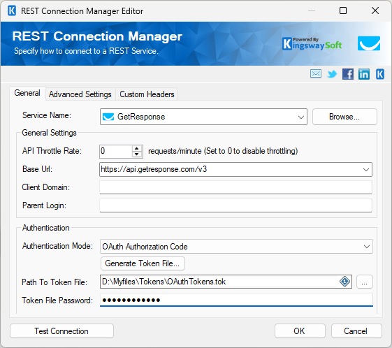 Help Manual - GetResponse Connection Manager - KingswaySoft