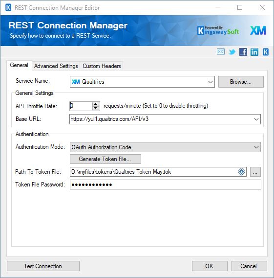 Qualtrics Rest Api Help Manual - Qualtrics Connection Manager - KingswaySoft