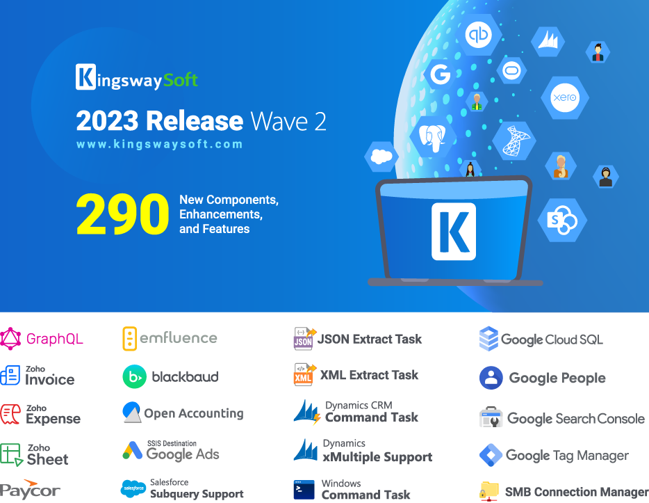 Quick Glimpse of KingswaySoft 2023 Release Wave 2