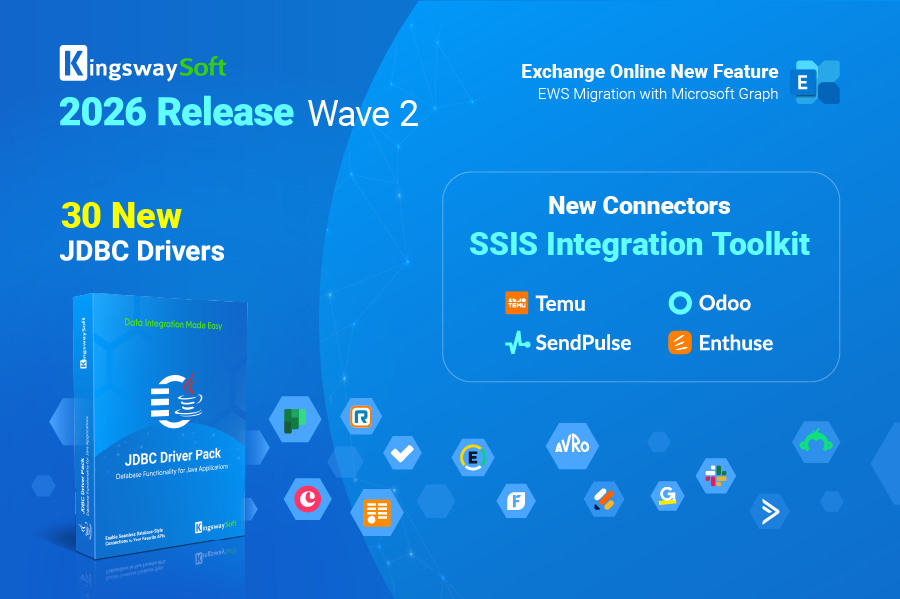 KingswaySoft 2026 Release Wave 2