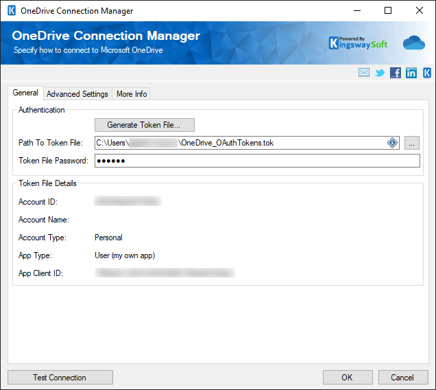 SSIS Integration Toolkit for OneDrive - Connection Manager