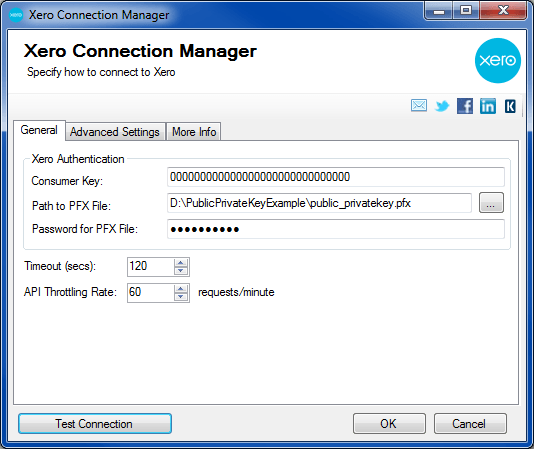SSIS Integration Toolkit for Xero - Connection Manager