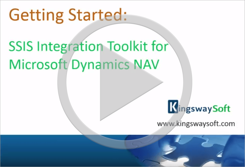 Youtube Video - Getting started with the SSIS Integration Toolkit for Microsoft Dynamics NAV