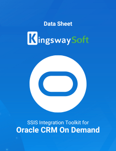 SSIS Oracle CRM On Demand Toolkit Data Sheet