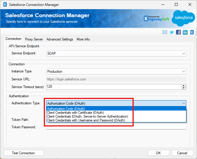 Salesforce OAuth Options