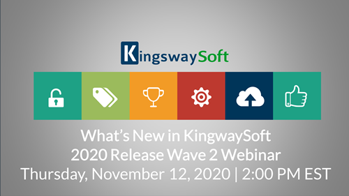 KingswaySoft 2020 Release Wave 2 Demonstration Webinar