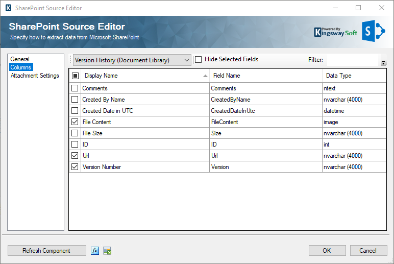 Image 002 - SharePoint Source Version History Output