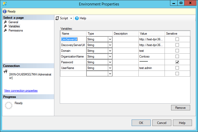 Environment Properties