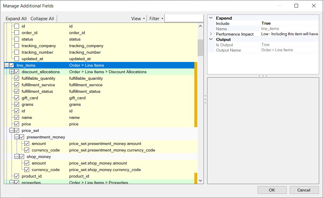 Manage Additional Fields