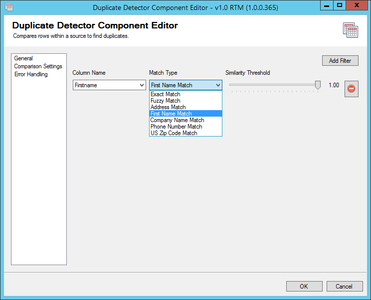 SSIS Duplicate Detector