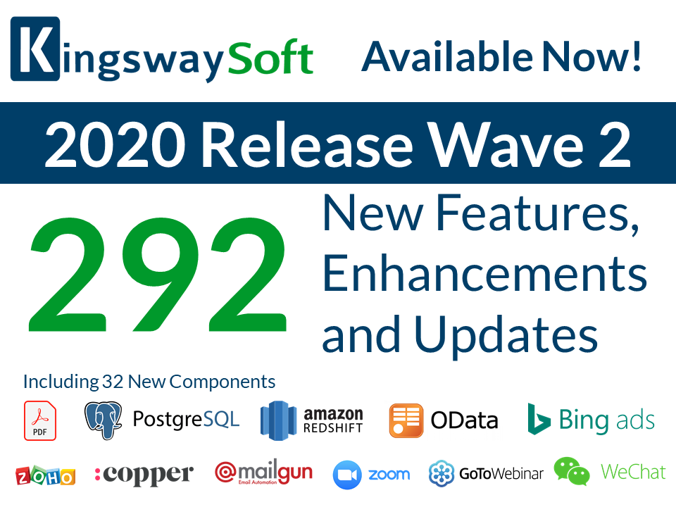 KingswaySoft 2020 Release Wave 2 Now Available
