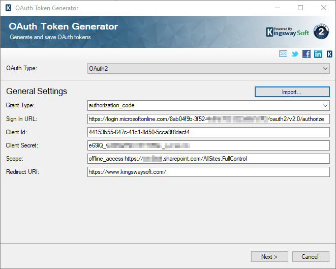 Image 003 - SharePoint OAuth Token General Setting
