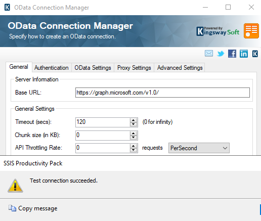 Image 009 - Graph OData Connection Manager Test Connection