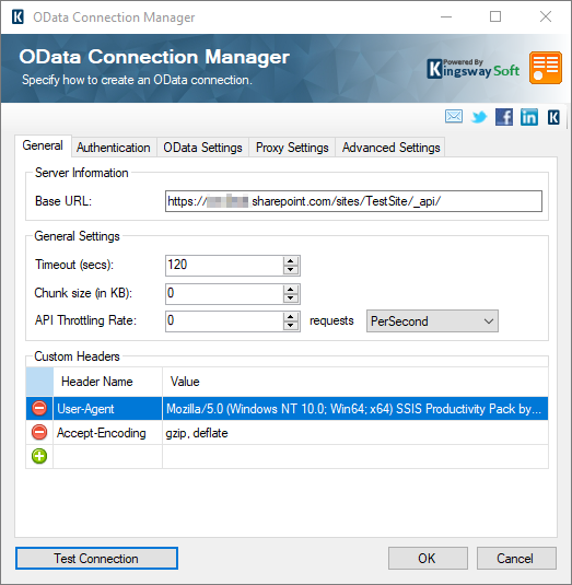 Image 001 - SharePoint OData Connection Manager