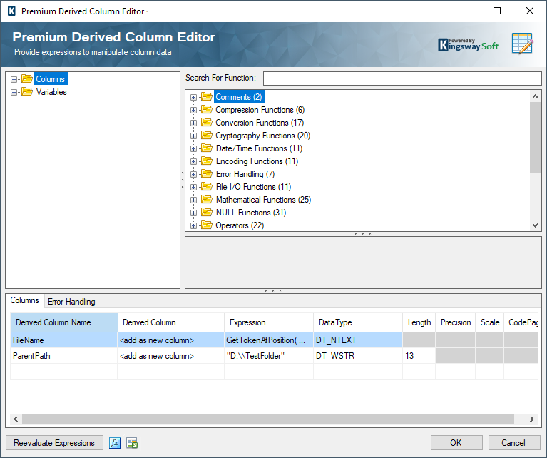 Image 003 - Premium Derived Column Functions